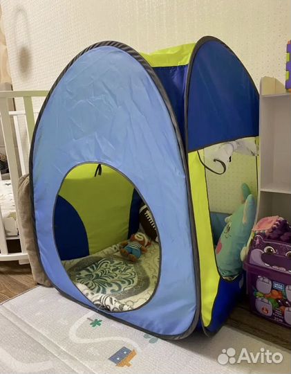 Детская игровая палатка с тоннелем