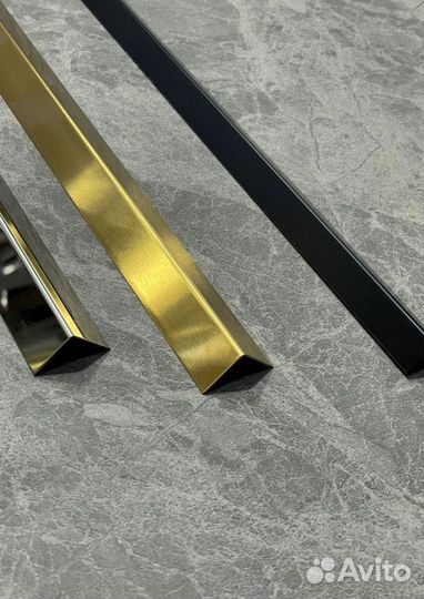 Полоса под латунь для стен, дверей и мебели