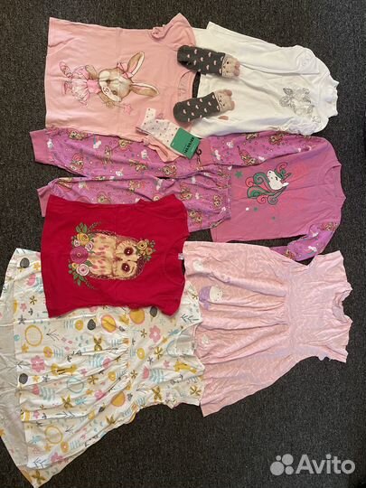 Детские вещи пакетом для девочек 116 122