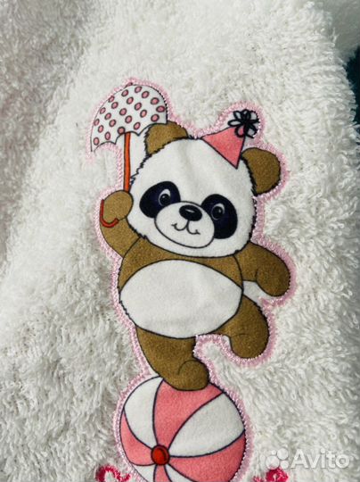 Халат махровый для девочки