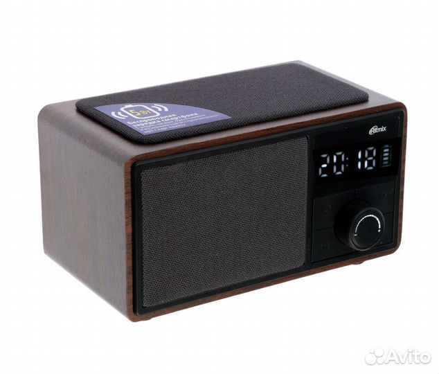 Радиочасы Ritmix RRC-880 с беспроводной зарядкой