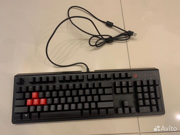 Игровая клавиатура HP Omen Black