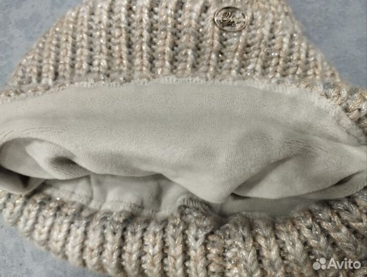 Шапка и шарф зимние женские комплект