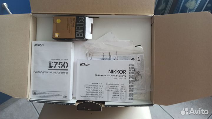 Зеркальный фотоаппарат nikon d 750 AF-S 24-120