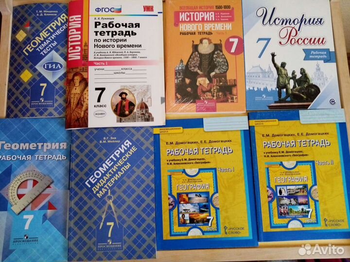 Рабочие тетради 7 класс
