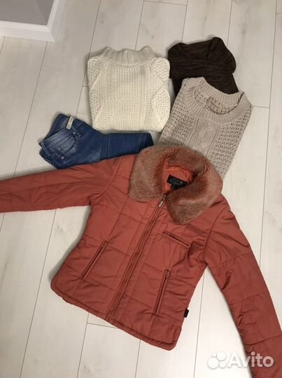 Вещи пакетом зимние теплые женские 42 р-р S одежда