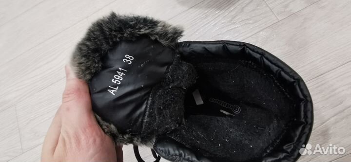 Дутики зимние для девочки 38 размер