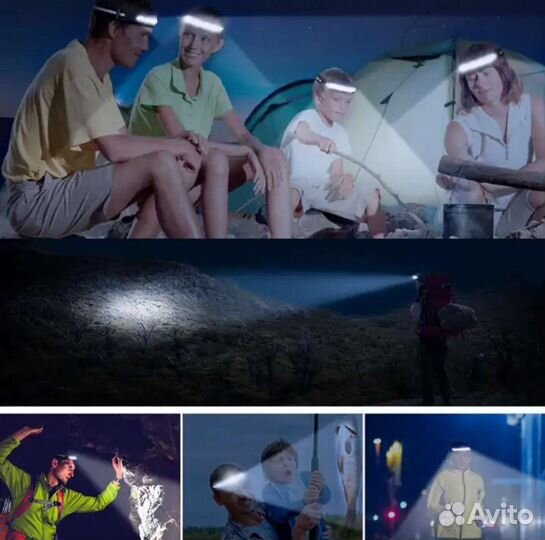 Фонарь налобный светодиодный