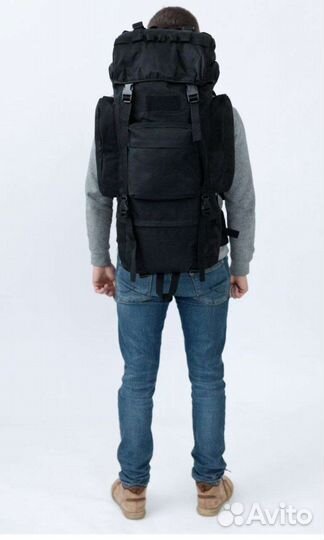 Рюкзак каркасный тактический 55л военный армейский