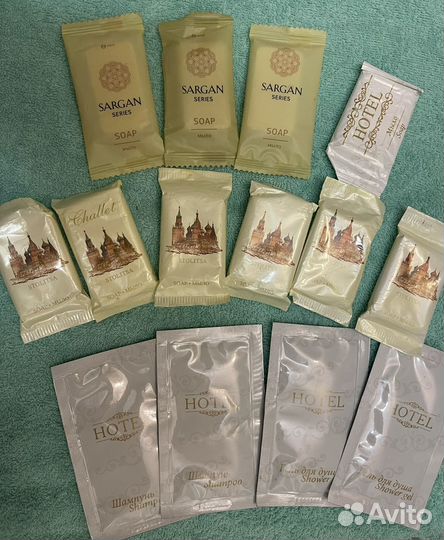 Косметика пакетом мыло шампунь гель