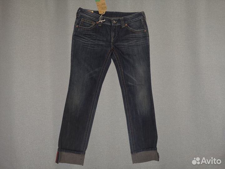 Джинсы женские новые с подворотами