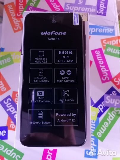 Ulefone Note 14, 4/64 ГБ