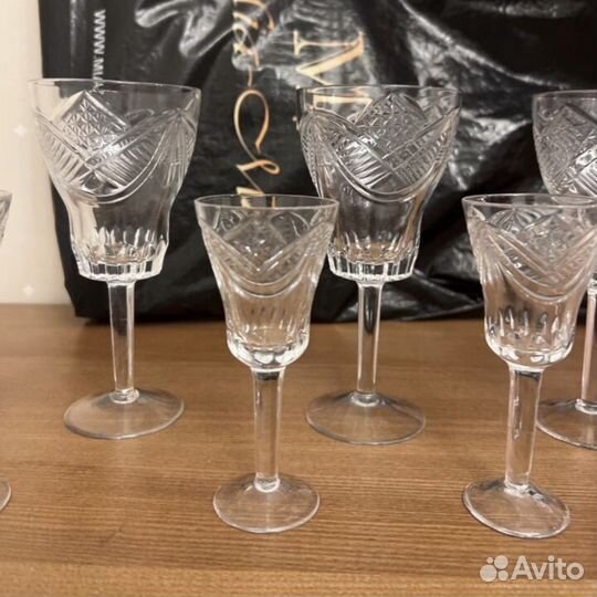 Бокалы фужеры рюмки стаканы СССР