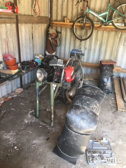 Самодельный снегоход