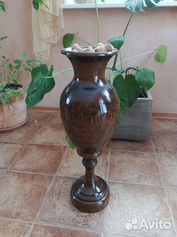 Ваза деревянная