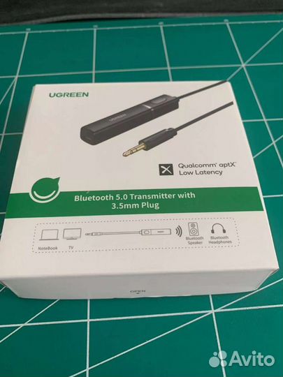 Bluetooth адаптер передатчик Ugreen оптика/3.5мм