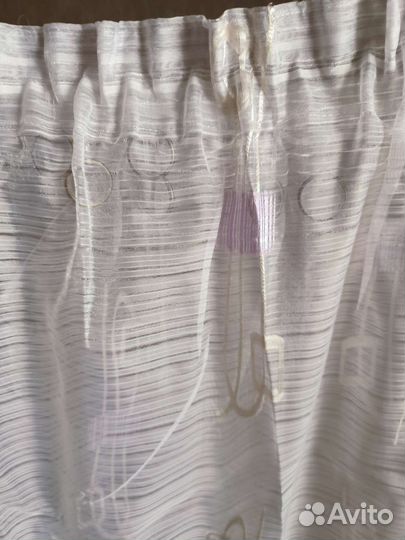 Комплект шторы и тюль бу