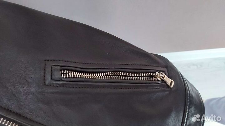 Massimo dutti кожаная куртка