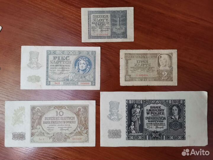 Банкноты Польши