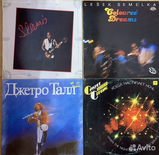 Виниловые пластинки рок