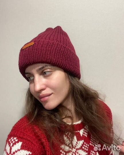 Шапка мужская вязанная