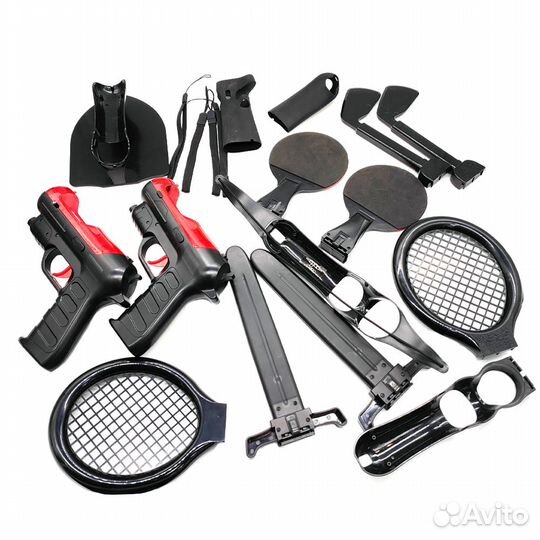 Набор насадок для PS Move Packs 16 в 1 (PS3), б/у