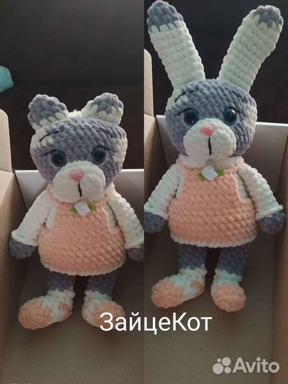 Вязаные игрушки ручной работы