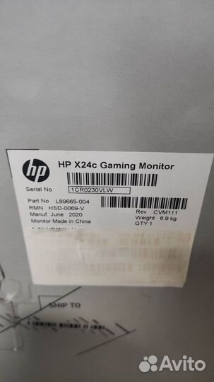 Монитор 144 гц full hd 24 диагональ