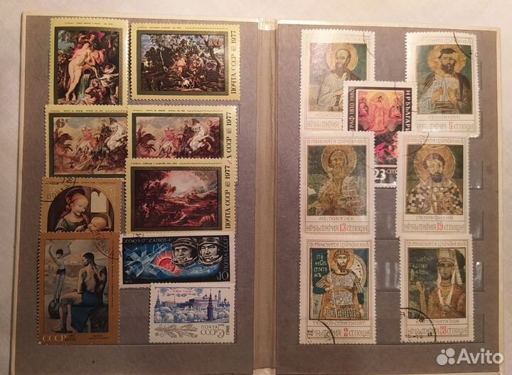 Альбом/папка с марками СССР