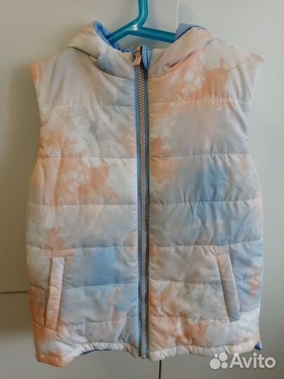 Утеплённый жилет для девочки 152