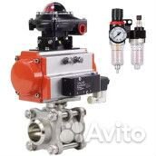 Кран шаровой DN.ru кшпп 316.200-ISO Ду80 Ру25, полнопроходной под приварку, нержавеющая сталь SS316