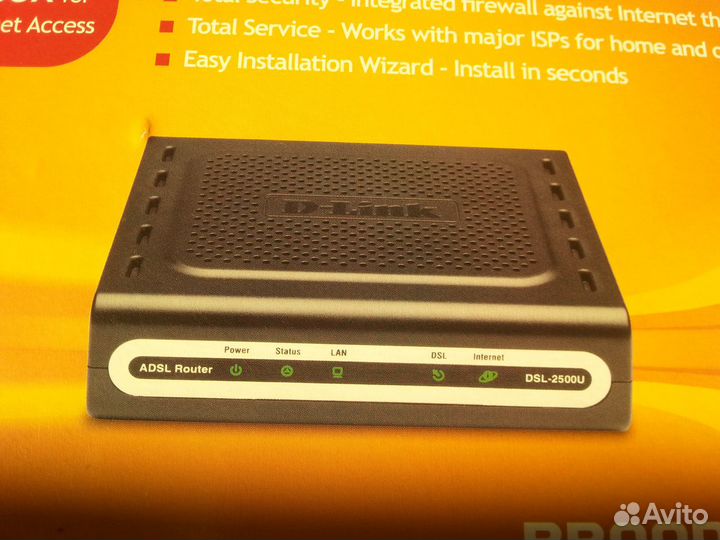 Adsl2+ ethernet router