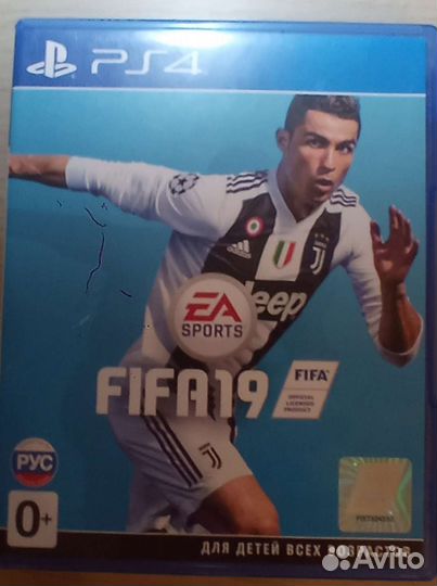 Диск fifa19 на ps4
