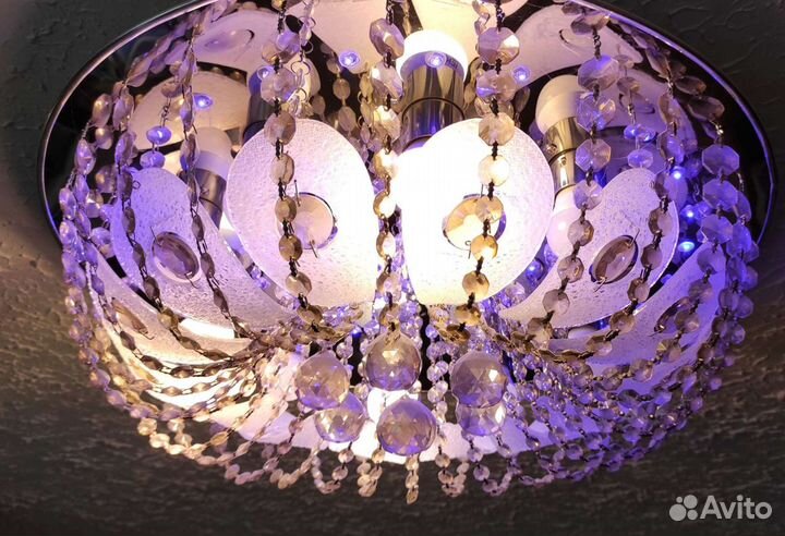 Люстра потолочная бу