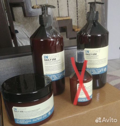 Набор insight шампунь, кондиционер, маска