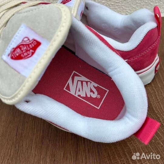 Кеды Vans Knu Skool Retro Pink True White