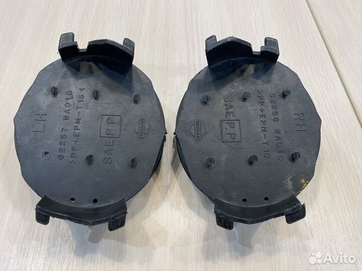 Заглушки туманных фар Nissan Expert