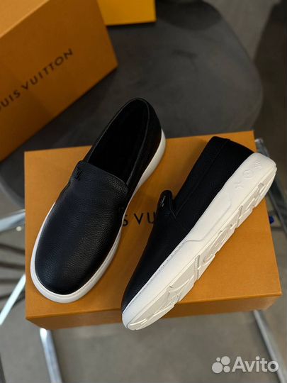 Кеды с мехом Louis Vuitton