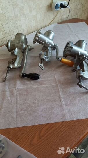 Мясорубка ручная СССР чугунная