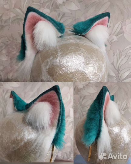 Ушки кошачьи на ободке Мику Хатсуне