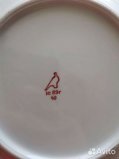 Дулево тарелки СССР 1989 г Незабудки