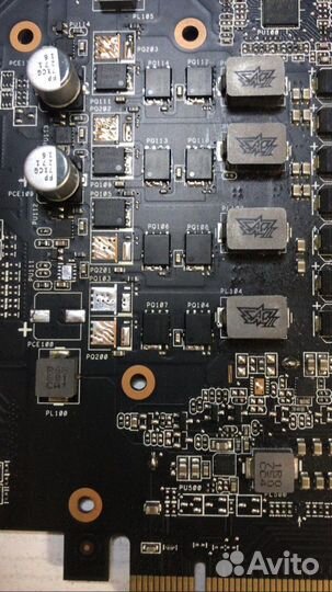 Видеокарта Asus AMD RX 470 mining на запчасти