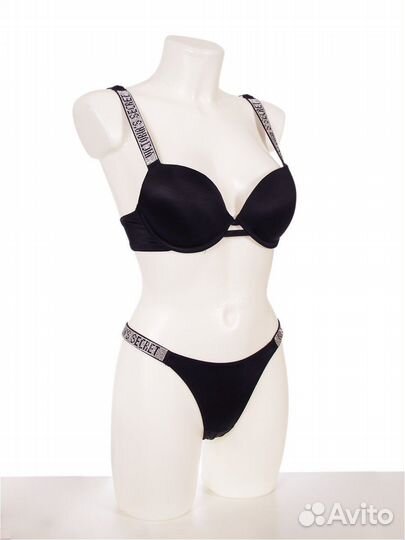 Victorias secret комлпект белья со стразами
