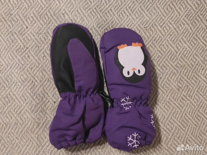 Варежки зимние детские 2 года