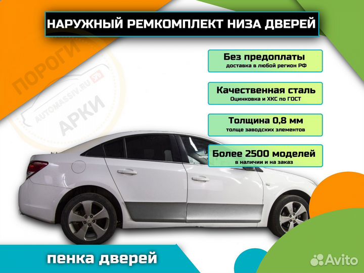 Пороги ремонтные Audi A6 C4