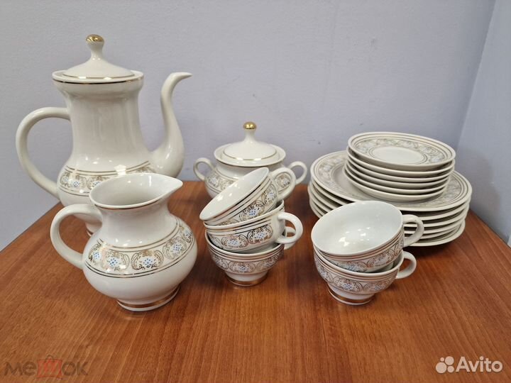 Кофейный сервиз СССР, Довбыш, 20 предметов