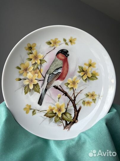 Декоративная антикварная тарелка из Германии