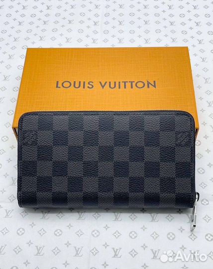 Портмоне мужское Louis Vuitton LV шахматка