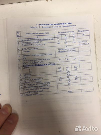 Газовый котел