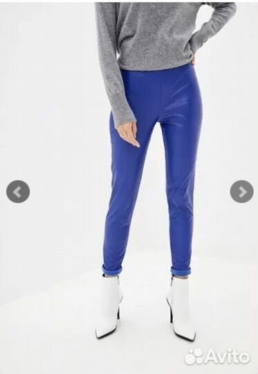 Кожаные леггинсы United Colors of Benetton новые